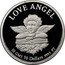 Cook Islands 50 Dollars Love Angel 1997 Proof KM# 460 LOVE ANGEL 10 GMS 50 DOLLARS .9995 PT coin reverse