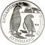 Cook Islands 50 Dollars Penguins 1990 Proof KM# 128 ENDANGERED WILDLIFE 50 DOLLARS coin reverse