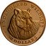 Cook Islands 50 Dollars Tiger 1992 Proof KM# 132 ENDANGERED WILDLIFE 50 DOLLARS coin reverse