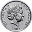 Cook Islands One Cent Rooster 2003 KM# 422 ELIZABETH II COOK ISLANDS 2003 coin obverse