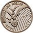 Cook Islands Dollar Elizabeth II Commonwealth Games 2001 Proof KM# 1115 ONE DOLLAR 2002 coin reverse