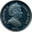 Cook Islands Dollar Vasa ship sinks 2003 KM# 751 ELIZABETH II COOK ISLANDS 2003 coin obverse