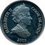 Cook Islands Dollar Beagle 2003 KM# 749 ELIZABETH II COOK ISLANDS 2003 coin obverse