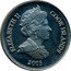Cook Islands Dollar Gorch Foch 2003 KM# 747 ELIZABETH II COOK ISLANDS 2003 coin obverse