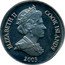 Cook Islands One Dollar Elizabeth II Espusi 2003 KM# 746 ELIZABETH II COOK ISLANDS 2003 coin obverse