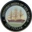 Cook Islands One Dollar Elizabeth II Espusi 2003 KM# 746 HISTORIC SHIPS OF THE WORLD ONE DOLLAR coin reverse