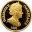 Cook Islands One Dollar Playboy 2003 Proof KM# 455a ELIZABETH II COOK ISLANDS 2003 coin obverse