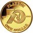 Cook Islands One Dollar 50th Anniversary Playboy magazine 2003 Proof KM# 455c PLAYBOY 1953 50 2003 ONE DOLLAR coin reverse