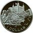 Cook Islands Dollar 50th Anniversary of Coronation. Gun Salutes 2003 Proof KM# 1143 1 DOLLAR coin reverse
