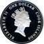 Cook Islands Dollar 85th Birthday of Pope John Paul II 2005 Proof KM# 1177 ELIZABETH II ONE DOLLAR COOK ISLANDS RDM coin obverse