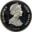 Cook Islands Dollar 80th Anniversary of the Television 2006 KM# 1428 ELIZABETH II COOK ISLANDS 2006 coin obverse
