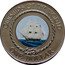 Cook Islands One Dollar HMS Chesapeake 2006 KM# 752 GUNSHIPS OF THE WORLD ONE DOLLAR coin reverse