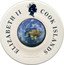 Cook Islands Dollar 50th Anniversary of the Launch of the First Artificial Earth Satellite 2007 Proof KM# 471 ELIZABETH II COOK ISLANDS 1 DOLLAR 1OZ 999 SILVER coin obverse