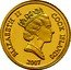 Cook Islands Dollar Canada Maple Leaf 2007 Proof KM# 1468 ELIZABETH II COOK ISLANDS RDM 2007 coin obverse