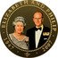 Cook Islands Dollar Elizabeth II Diamond Wedding 2007 Proof ELIZABETH II AND PHILIP 1947 EP 2007 coin reverse