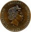 Cook Islands Dollar King James I 2008 Proof KM# 1632 ELIZABETH II COOK ISLANDS 1 DOLLAR 2008 IRB coin obverse