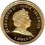 Cook Islands Dollar Queen Elizabeth I 2008 Proof KM# 1210 ELIZABETH II COOK ISLANDS 1 DOLLAR coin obverse