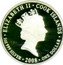 Cook Islands Dollar Elizabeth II WWII Internment Camp Token 2008 Proof KM# 498 ELIZABETH II COOK ISLANDS 1OZ 999 SILVER 2008 ONE DOLLAR coin obverse