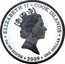 Cook Islands Dollar Elizabeth II Striking the Reef 2008 Proof KM# 509 ELIZABETH II COOK ISLANDS RDM 1OZ 999 SILVER 2009 ONE DOLLAR coin obverse