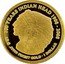 Cook Islands Dollar 100 Years of the Indian Head 2008 Proof KM# 1522 100 YEARS INDIAN HEAD 1908-2008 1/2 G .99999 FINEST GOLD 1 DOLLAR coin reverse