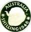 Cook Islands Dollar Elizabeth II Perth Mint Shilling 2008 Proof KM# 499 AUSTRALIA KG SHILLING 1946 coin reverse