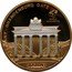 Cook Islands Dollar Brandenburg Gate in Berlin 2009 KM# 1568 GERMANY - BRANDENBURG GATE WORLD MONUMENTS 1 DOLLAR coin reverse