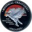 Cook Islands Dollar Pegasus 2009 KM# 797 MYSTICAL CREATURES THE WILD AND WINGED STEED PEGASUS coin reverse