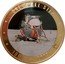 Cook Islands 1 Dollar 40 Years First Man on Moon Eagle 2009 KM# 1172 ONE SMALL STEP 1989 2009 coin reverse