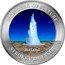 Cook Islands Dollar Elizabeth II Strokkur 2009 KM# 1483 WONDERS OF NATURE ICELAND STROKKUR GEYSER coin reverse