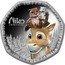 Cook Islands Dollar Niko and Friends 2010 Proof KM# 743 NIKO & THE WAY TO THE STARS coin reverse