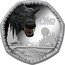 Cook Islands Dollar Black Wolf 2010 Proof KM# 740 NIKO & THE WAY TO THE STARS coin reverse