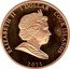 Cook Islands 1 Dollar William and Kate With Hat 2011 Proof KM# 1459 ELIZABETH II 1 DOLLAR COOK ISLANDS 2011 coin obverse