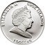 Cook Islands Dollar Liz Taylor in Memoriam 2011 Proof KM# 1396 ELIZABETH II COOK ISLANDS 1 DOLLAR coin obverse