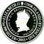Cook Islands One Dollar 1927 Canberra Florin 2011 Proof KM# 1283 ELIZABETH II COOK ISLANDS GEORGIVS V D.G.BRITT: OMN:REX F.D.IND:IMP: 1OZ 999 SILVER 2011 ONE DOLLAR coin obverse