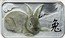 Cook Islands Dollar Rabbit 2011 Proof KM# 1272 P 兔 1OZ 999 SILVER coin reverse