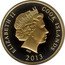 Cook Islands Dollar Elizabeth II Vincent van Gogh 2013 Proof KM# 1607 ELIZABETH II COOK ISLANDS IRB 2013 coin obverse
