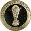 Cook Islands Dollar 2014 FIFA World Cup Brazil 2013 Proof KM# 1612 2014 FIFA WORLD CUP BRAZIL TM C 1974 FIFA TM FIFA WORLD CUP 1 DOLLAR coin reverse
