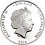 Cook Islands Dollar Elizabeth II Tony O'Shea 2014 Proof KM# 1682 ELIZABETH II 1 DOLLAR COOK ISLANDS IRB 2014 coin obverse