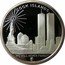Cook Islands One Dollar (Freedom Tower) KM# 470 ONE DOLLAR LET FREEDOM RING FREEDOM TOWER 2005 coin reverse