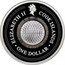 Cook Islands Dollar Elizabeth II Gemini ND Proof KM# 428 ELIZABETH II COOK ISLANDS ONE DOLLAR coin obverse
