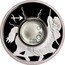 Cook Islands One Dollar Sagittarius. The Centaur Archer ND Proof KM# 433 coin reverse