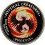 Cook Islands Dollar Phoenix 2009 KM# 799 MYSTICAL CREATURES RISES FROM THE ASHES PHOENIX coin reverse