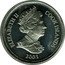 Cook Islands One Dollar 100 Euro banknote 2003 KM# 466 ELIZABETH II COOK ISLANDS 2003 coin obverse