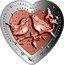 Fiji 1 Dollar Celebrating Love 2019  coin reverse