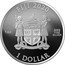 Fiji 1 Dollar (Draco Malfoy) FIJI 2020 1 DOLLAR 1OZ .999 FINE SILVER coin obverse