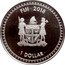 Fiji 1 Dollar Mermaid Rising 2018 Proof 1 DOLLAR 2018 FIJI REREVAKA NA KALOU KA DOKA NA TUI coin obverse