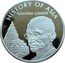 Cook Islands One Dollar Mohandas Ghandhi 2004 Proof KM# 1156a HISTORY OF ASIA MAHATMA GANDHI coin reverse