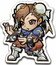 Fiji 1 Dollar Streetfighter. Chun-Li 2021  Proof  coin reverse