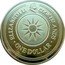 Cook Islands One Dollar Zodiac Gemstones. Aries 2003 No Date KM# 426b ELIZABETH II COOK ISLANDS ONE DOLLAR coin obverse