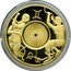 Cook Islands One Dollar Zodiac Gemstones. The Twins 2003 KM# 428b coin reverse